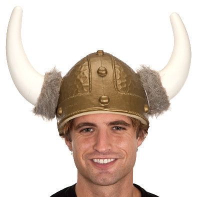 Hat - Viking Helmet wit Fur