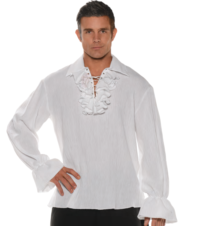 White Gauze Pirate Shirt