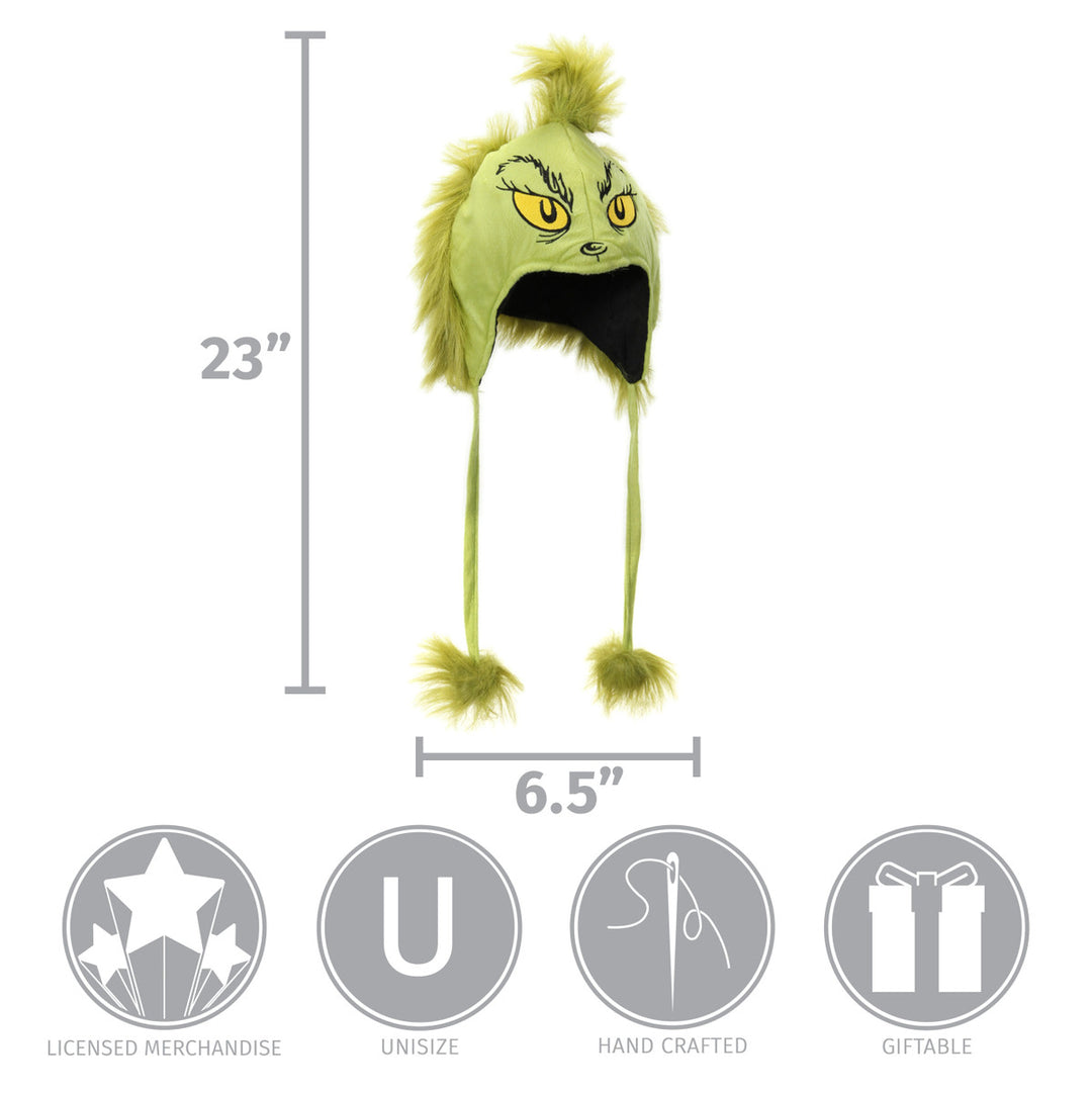 Dr. Seuss' The Grinch - Plush Hoodie Hat