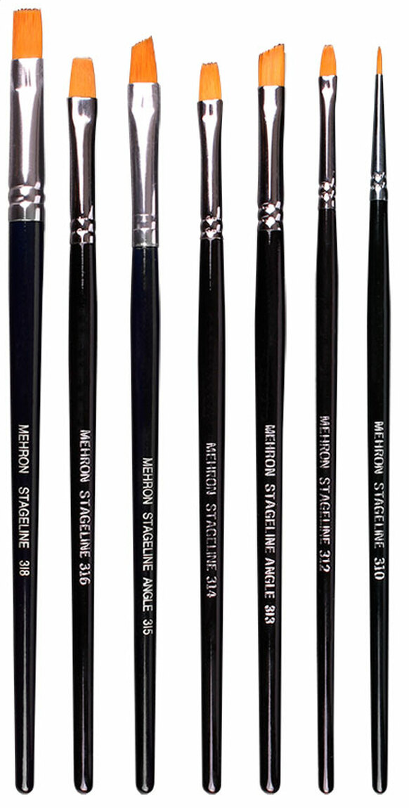 Mehron Stageline Makeup Brushes