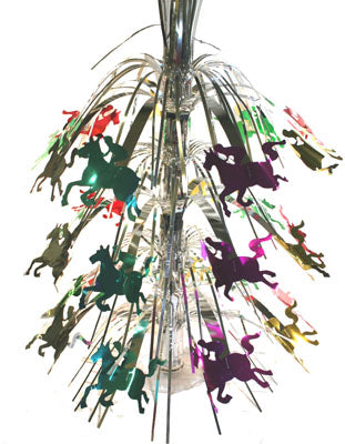 Horse and Jockey 18" Cascade Centerpiece