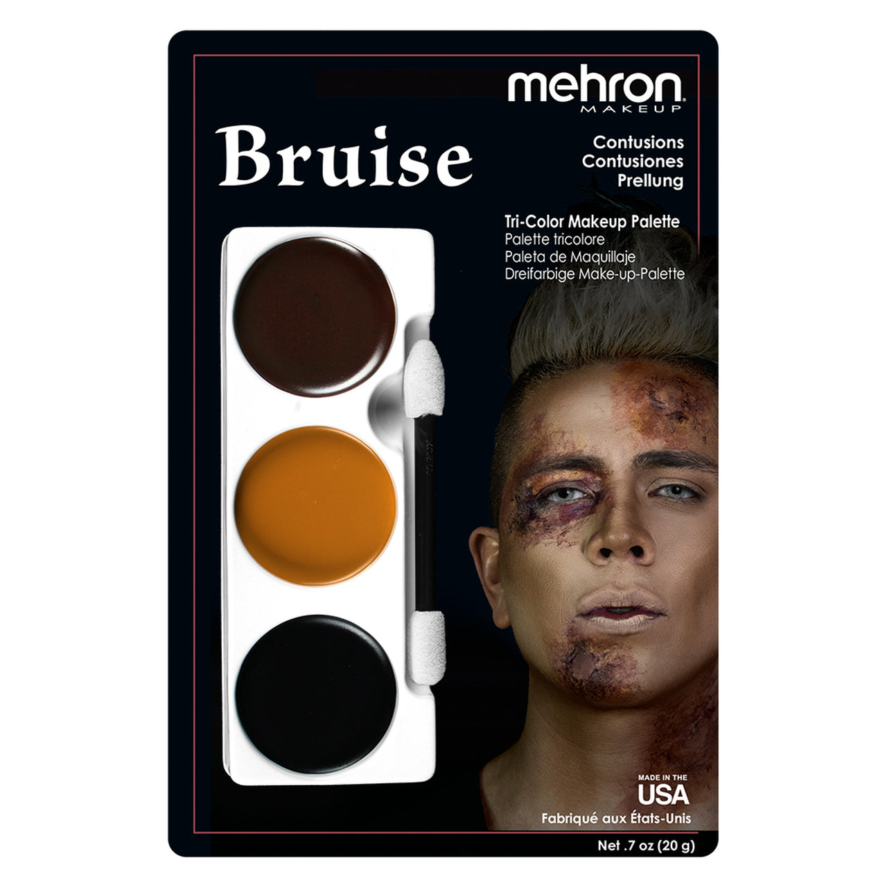 Mehron Tri-Color Character Makeup Palette