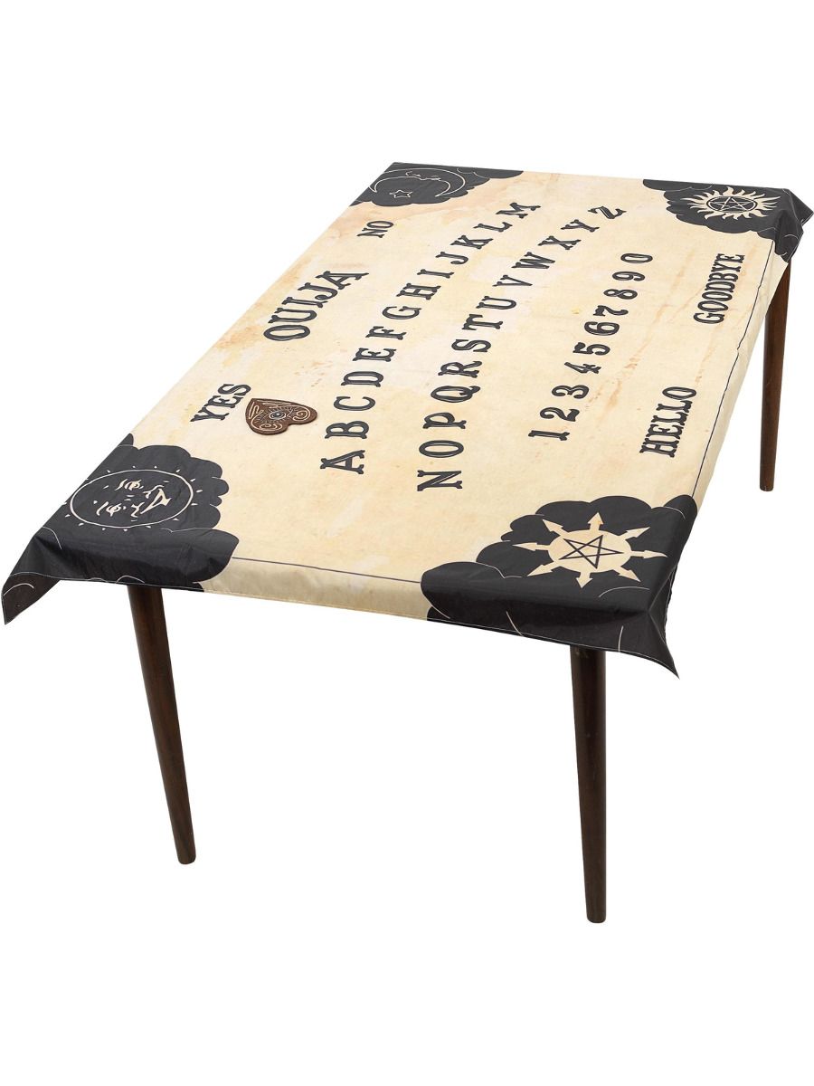 Ouija Board Tablecloth w/Planchette Coaster