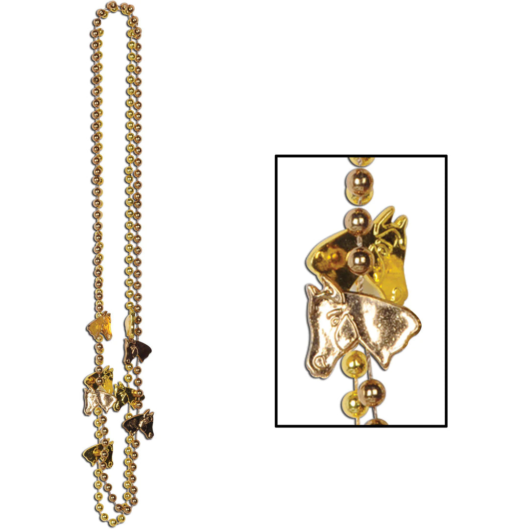 Gold Horse Beads