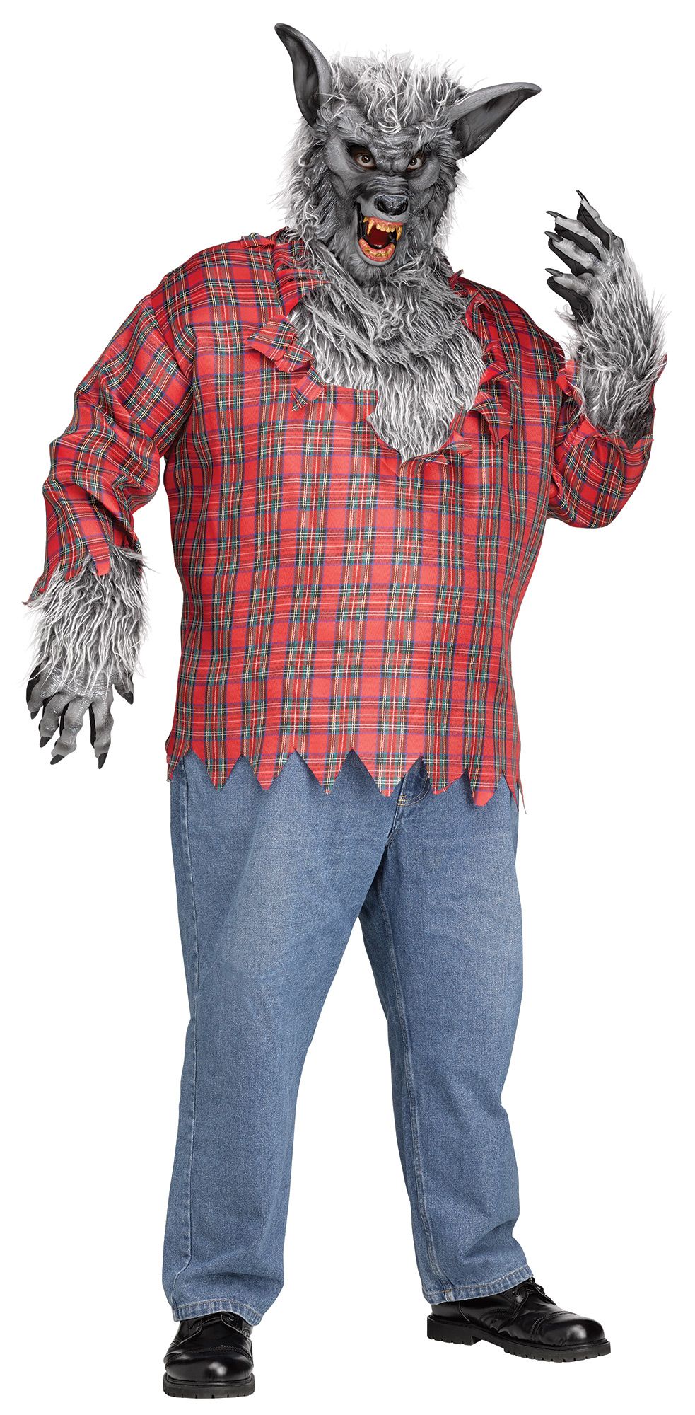 Plus Size Grey Werewolf Costume