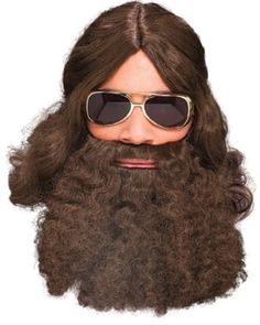 8" Long Curly Beard