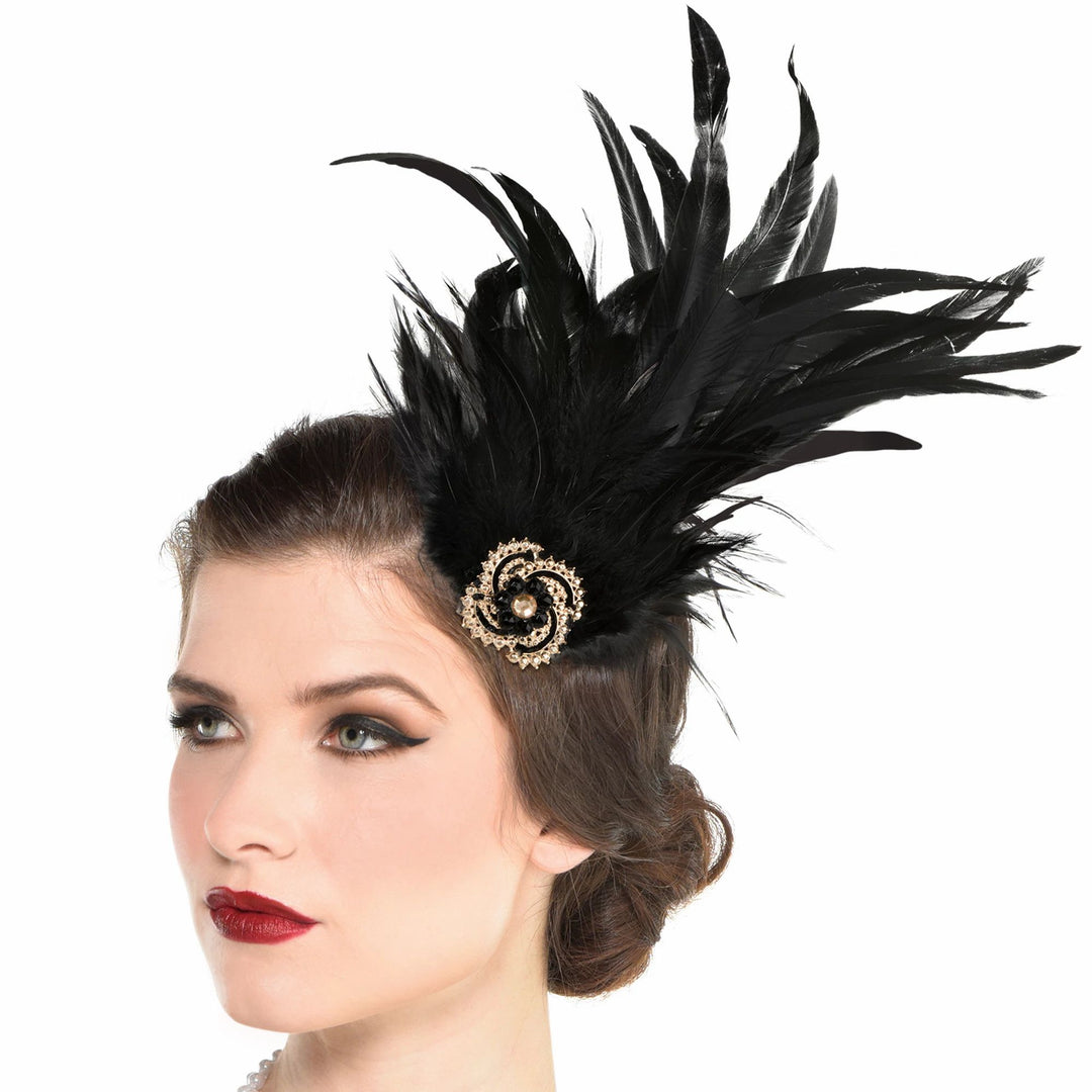 Roaring 20's Feather Hair Clip