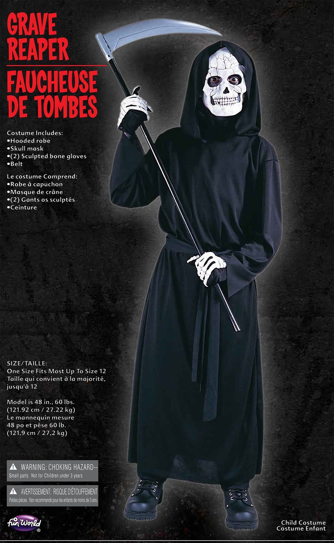 Grave Reaper Child Costume
