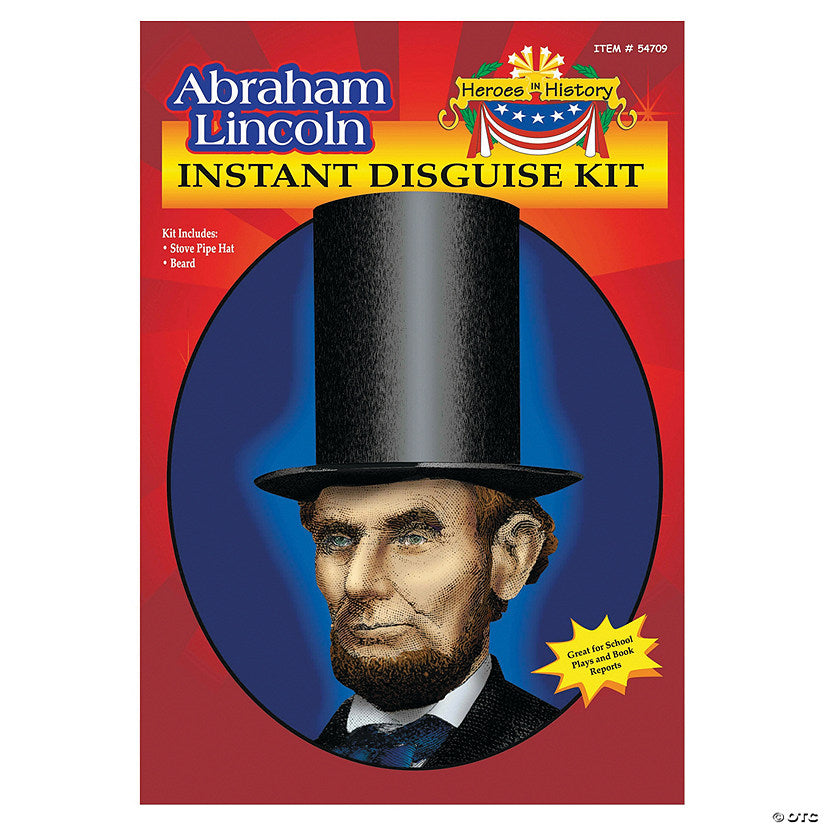 Heroes in History Instant Disguise Kit - Abraham Lincoln