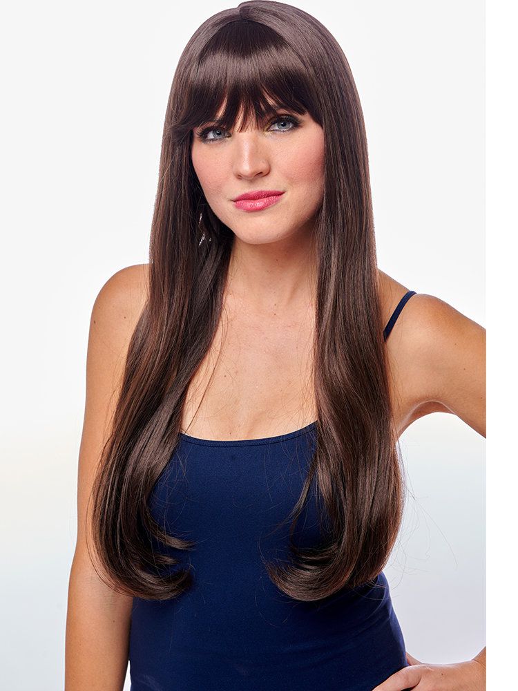 Women's Chocolate Berry Heat Resistant Wig