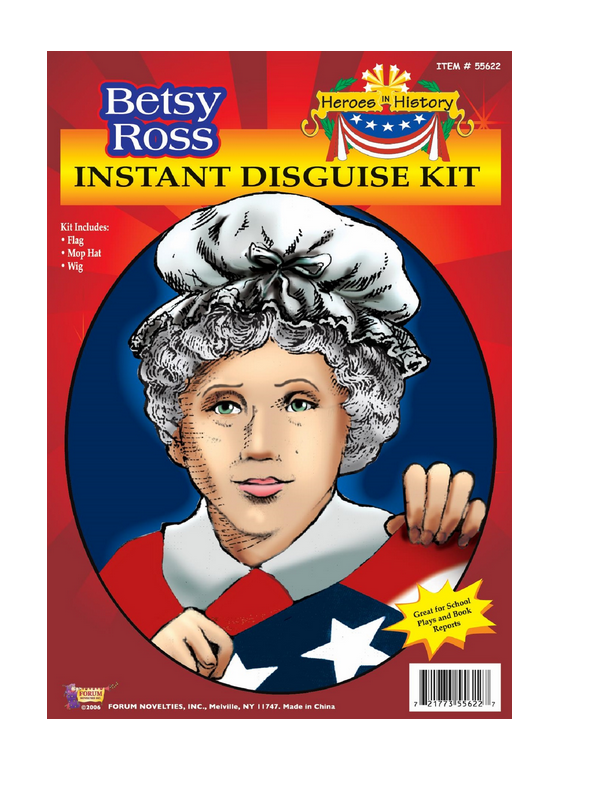 Heroes in History Instant Disguise Kit - Betsy Ross