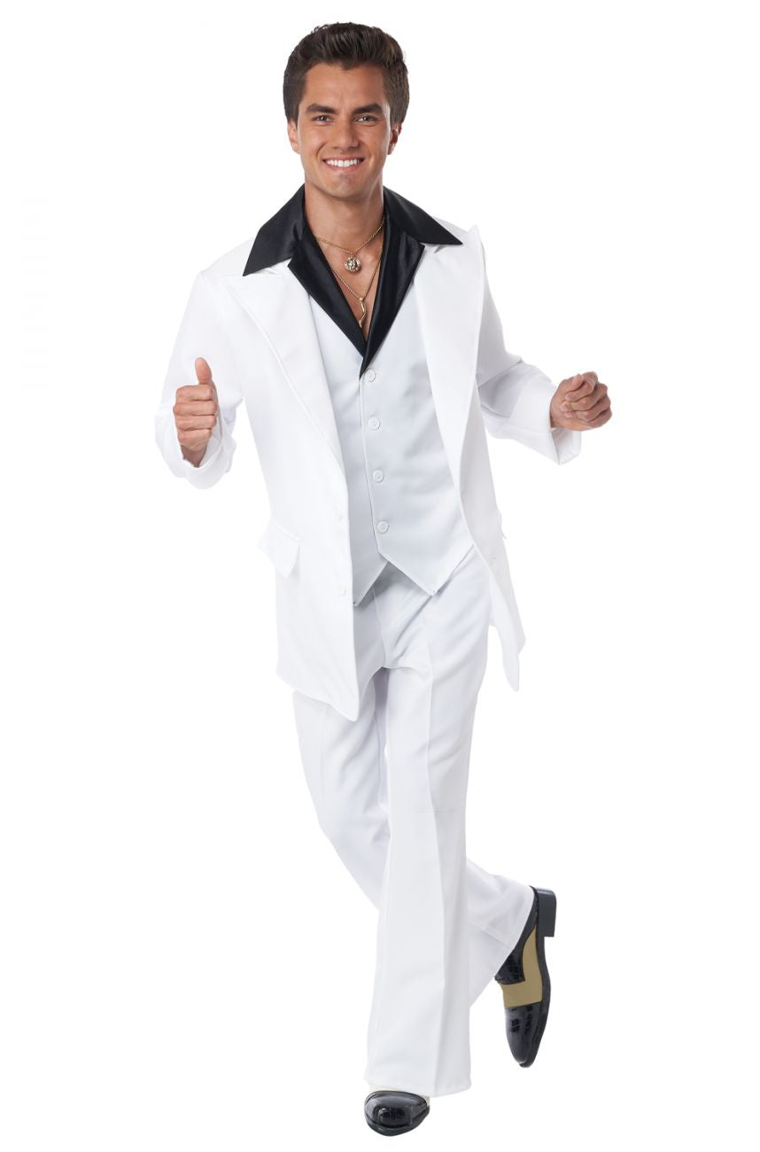 70's Era White Disco Suit