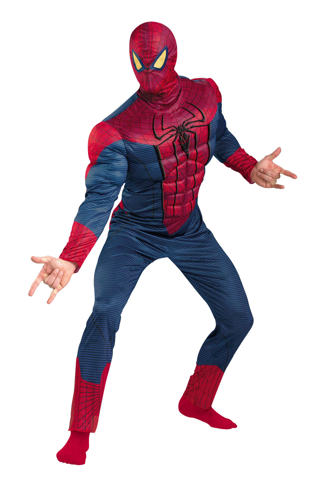 Spider-Man - Adult Classic Muscle Chest Costume - Plus Size