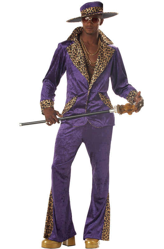 Pimp Adult Costume- Purple