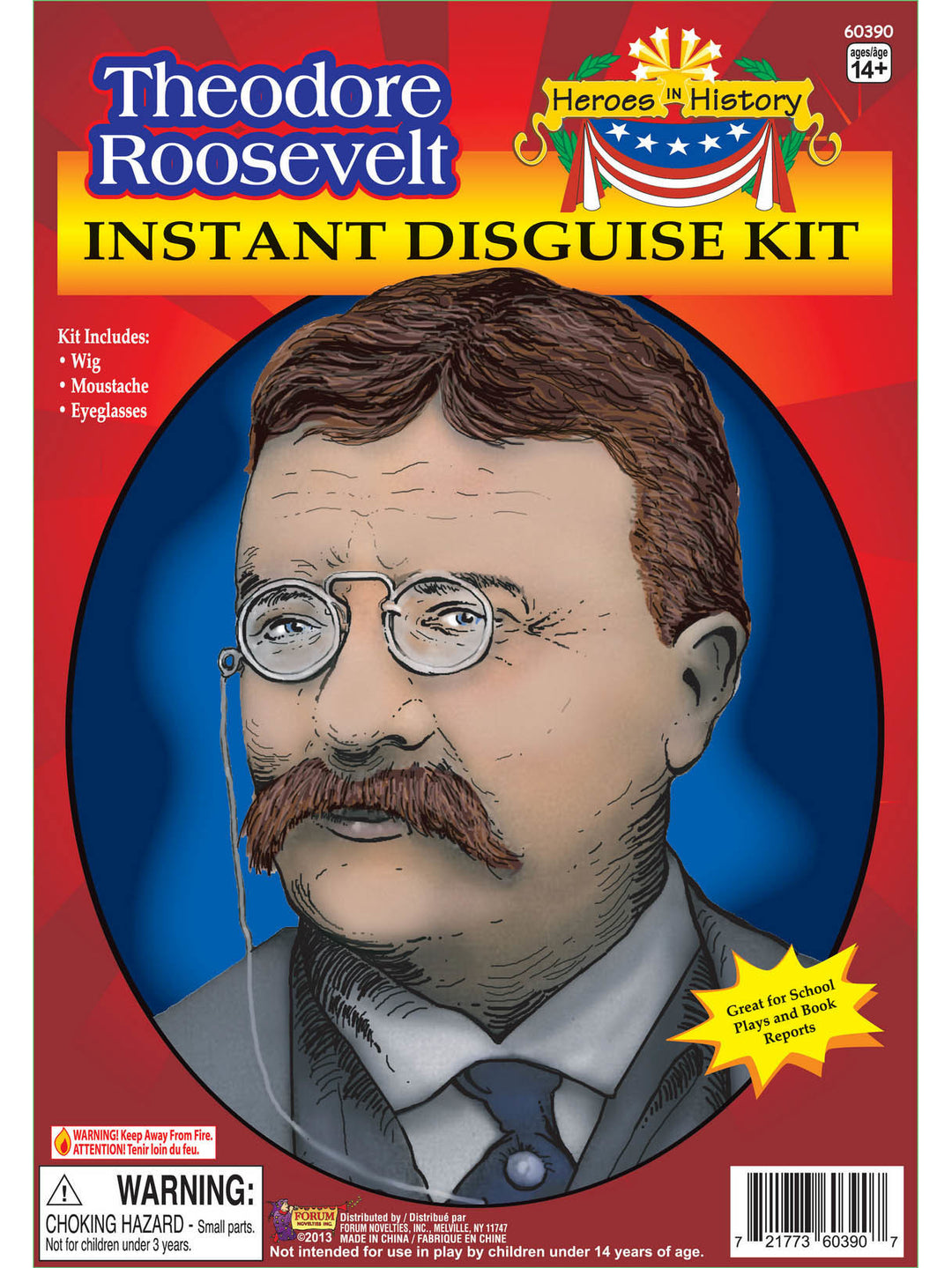 Heroes in History Instant Disguise Kit - Theodore Roosevelt