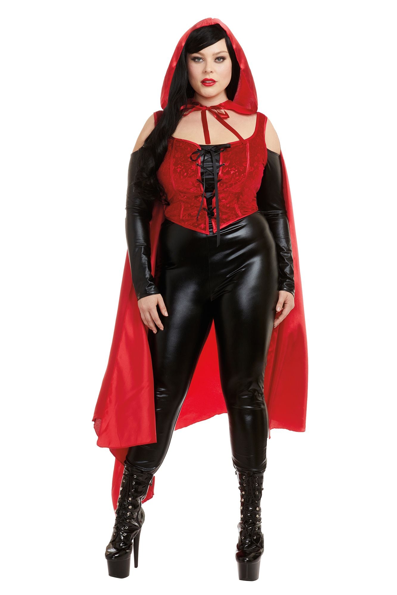 Seductive Red Adult Costume - Plus Size