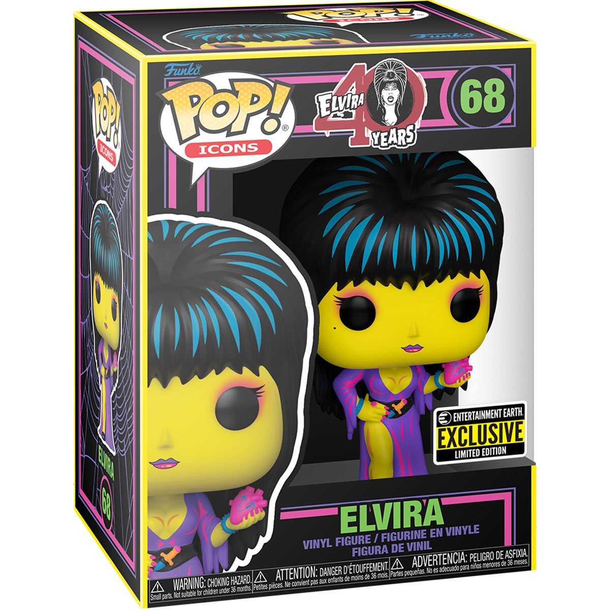 Elvira - Black Light Pop!! - Vinyl Figure