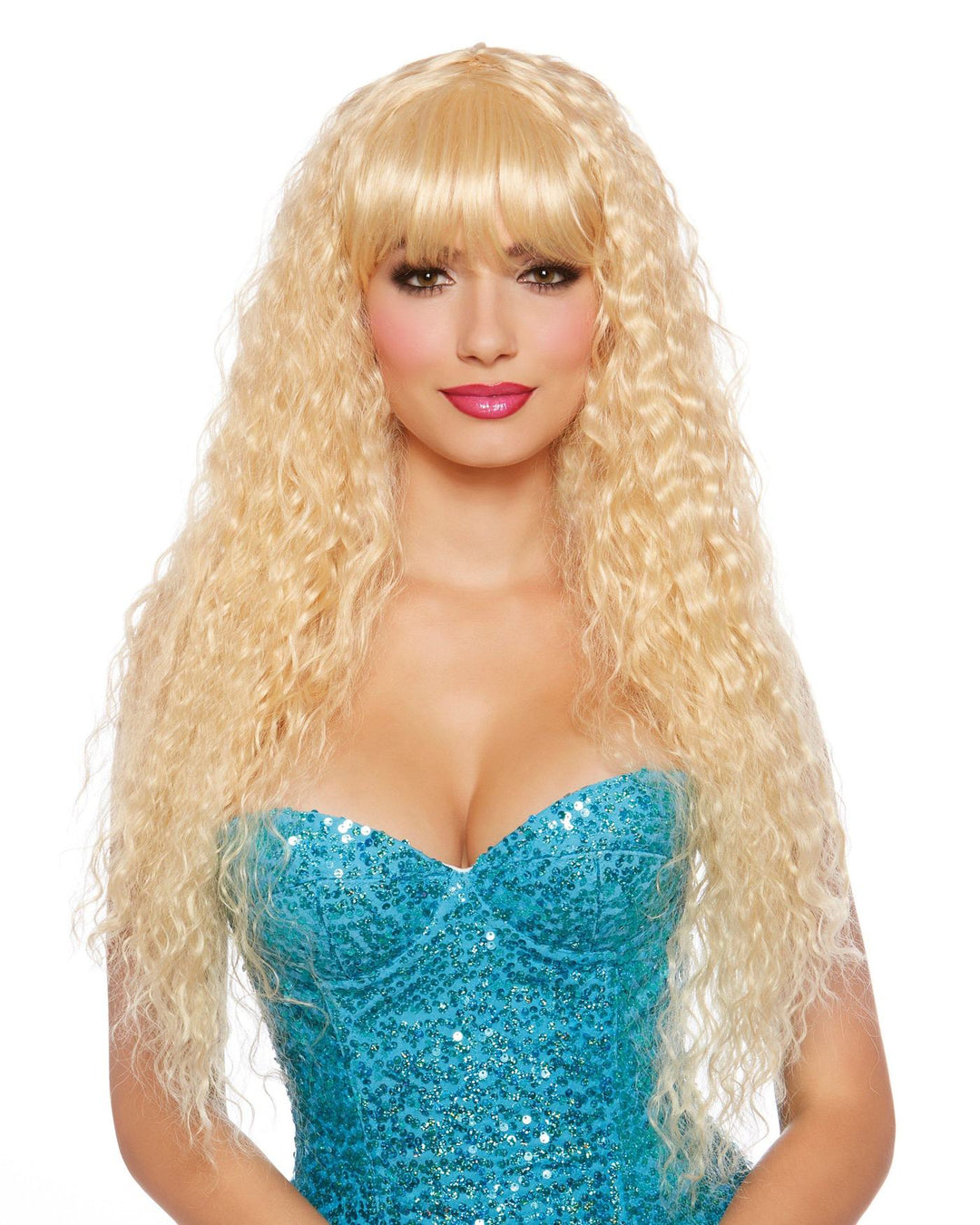 Extra Long Beach Wave Wig - Blonde