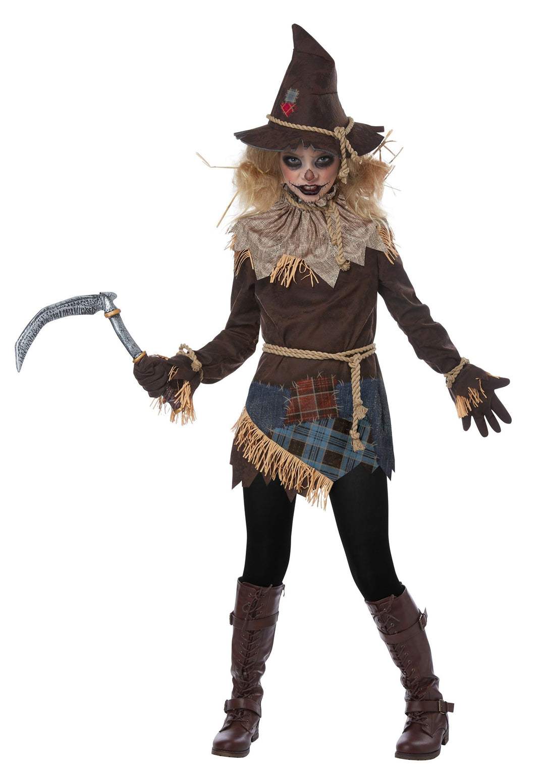 Creepy Scarecrow Tween Costume