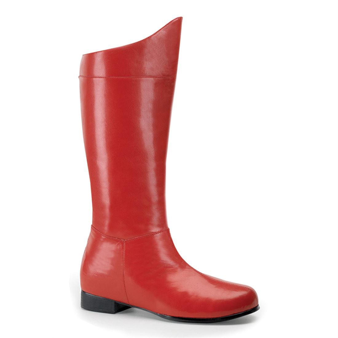 Superhero Boots - Red Faux Leather