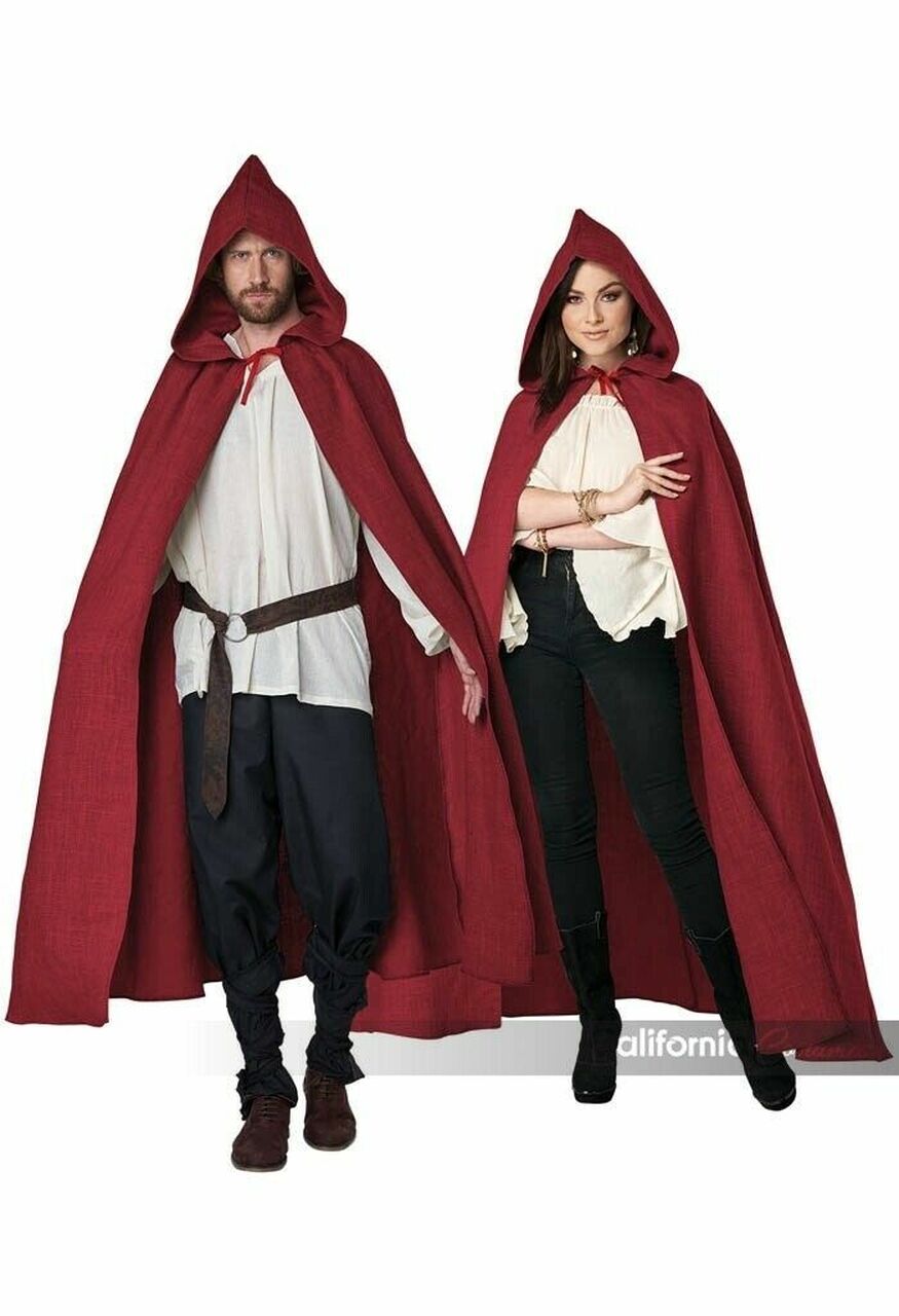 Hooded Renaissance Cloak