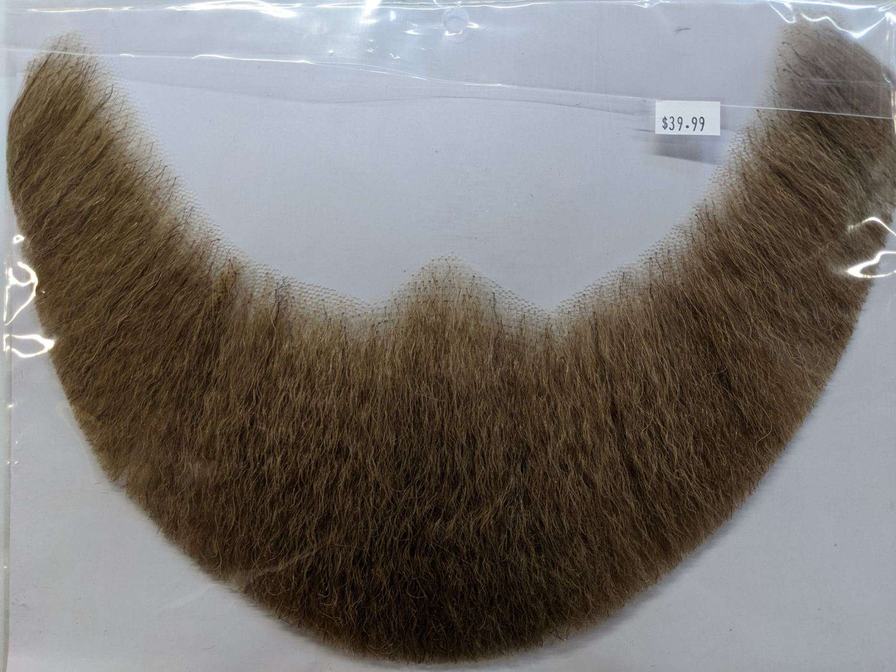 Full-Face Human Hair Beard