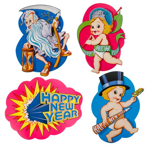 True Vintage - New Year Cutouts