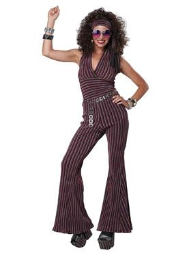 70's Halter Pant Suit Costume - Adult