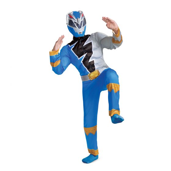 Power Ranger Blue - Dino Fury - Child