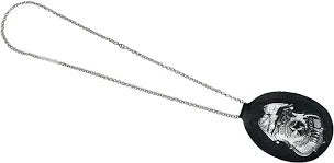 Police Shield Badge on Chain