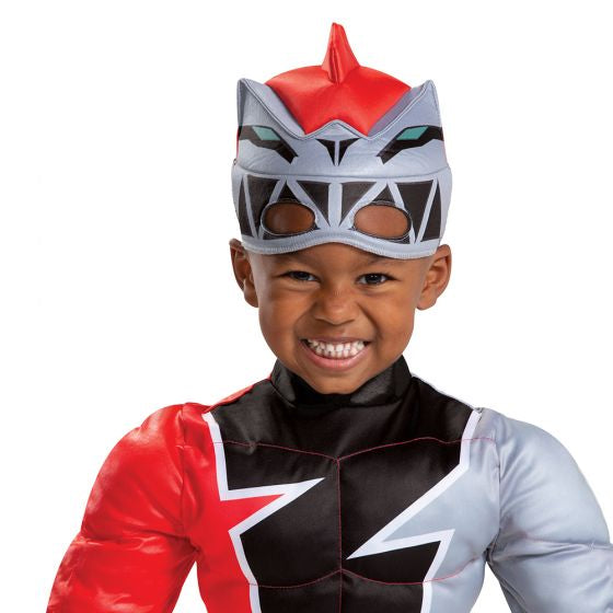 Red Power Ranger - Dino Fury Costume-Toddler