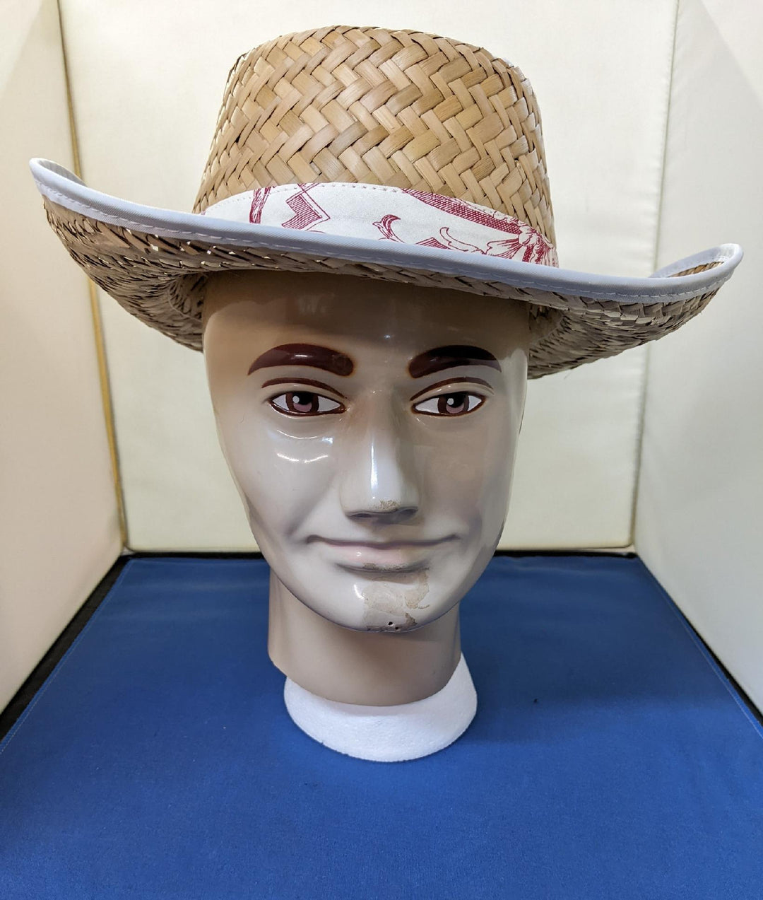 Hat - Straw Gambler Cloth Band