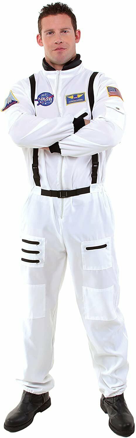 White Astronaut Costume - Adult
