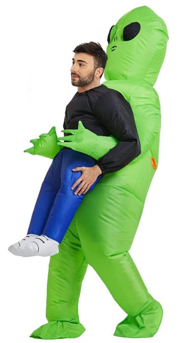 Carry Me Alien Inflatable Costume - Adult