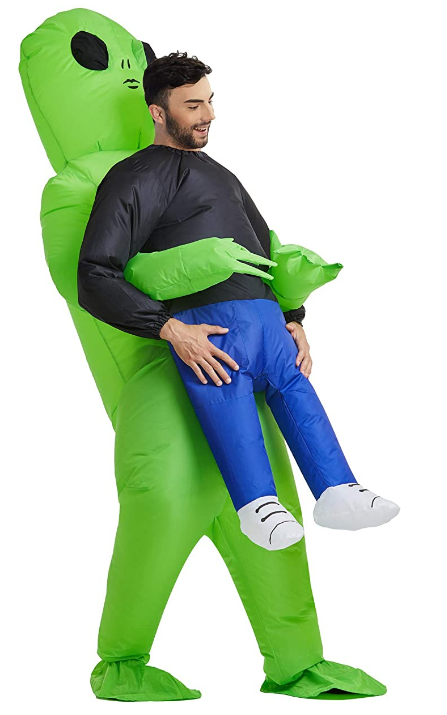 Carry Me Alien Inflatable Costume - Adult