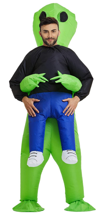 Carry Me Alien Inflatable Costume - Adult