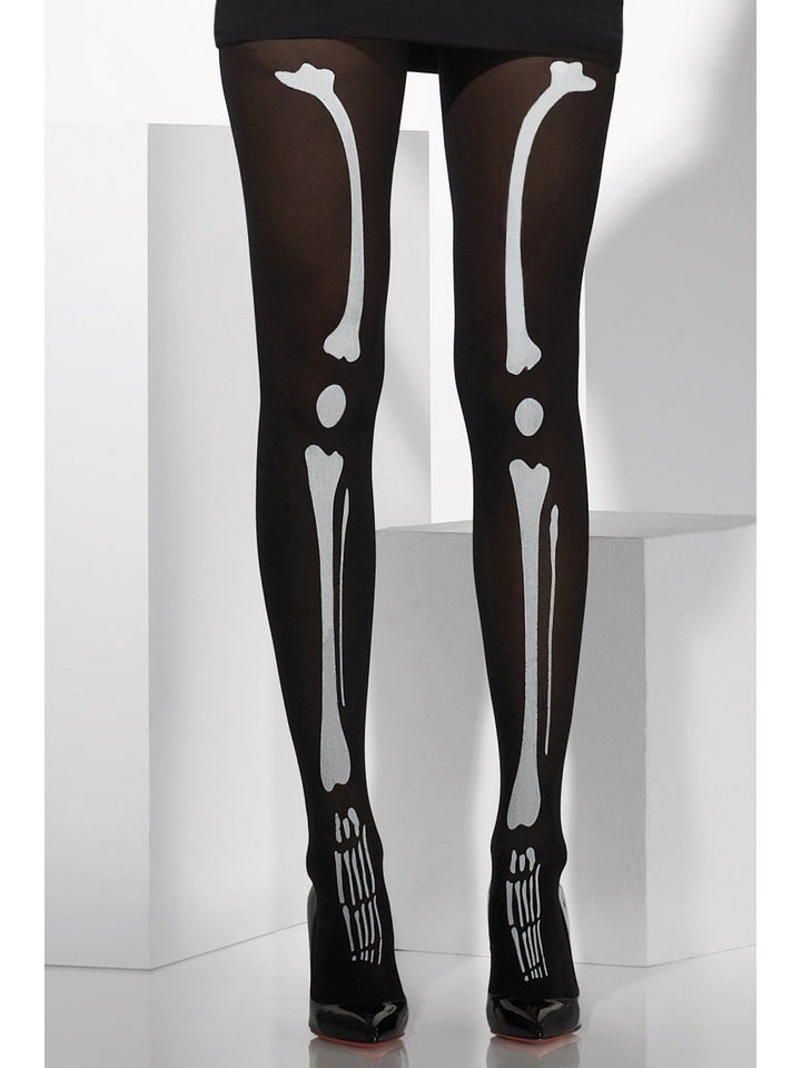 Opaque Tights - Skeleton Print