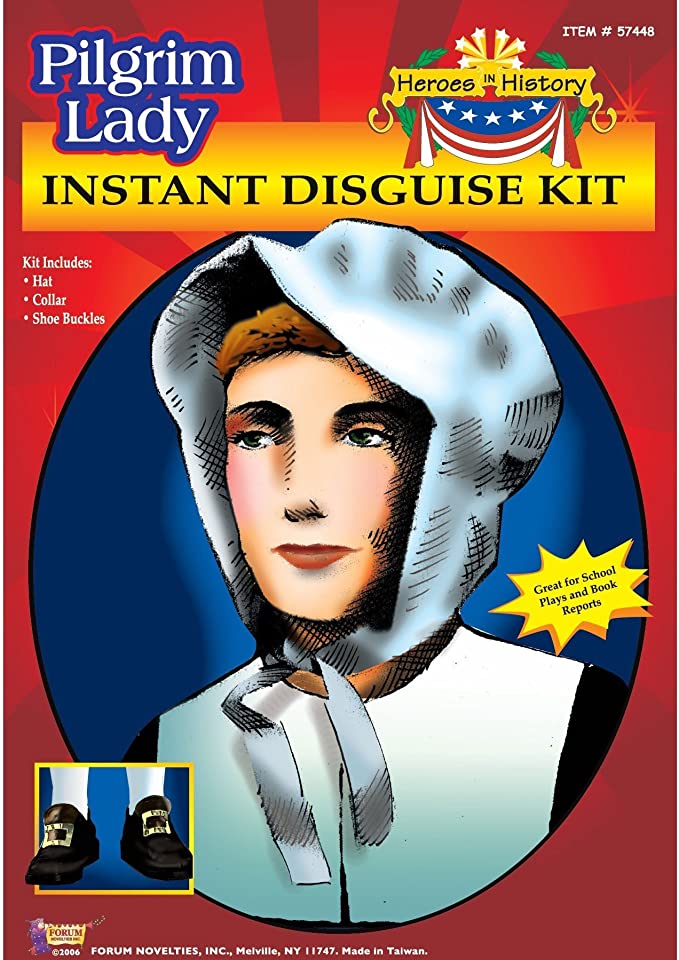 Heroes in History Instant Disguise Kit - Pilgrim Lady