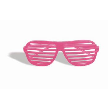 Glasses - Slat 1980's Pink