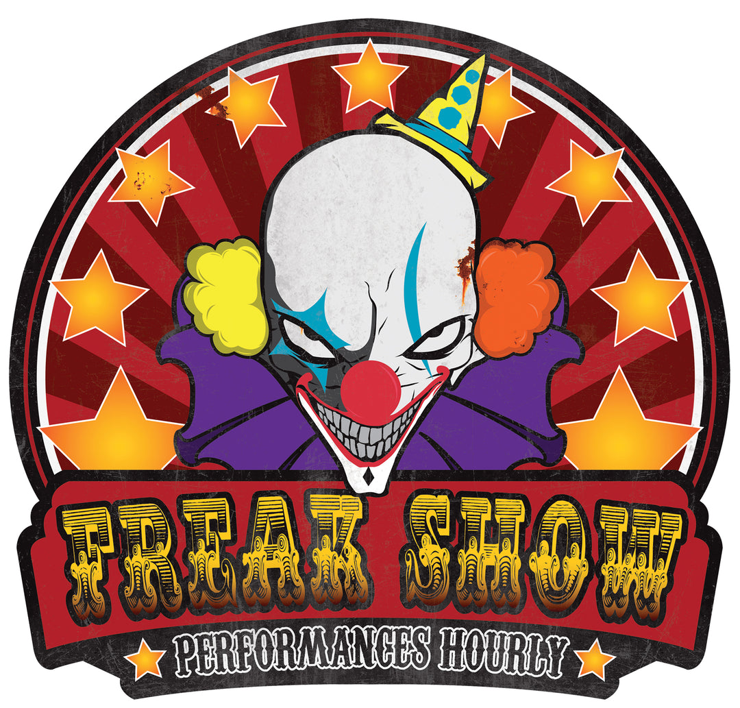 Freak Show Metal Sign