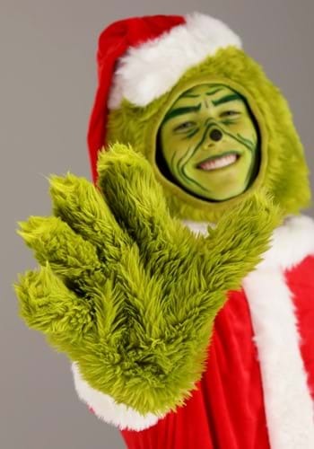 Dr. Seuss' The Grinch - Deluxe Santa Open Face Costume