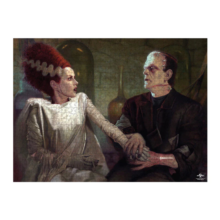 Universal Monsters - Frankenstein w/Bride Puzzle
