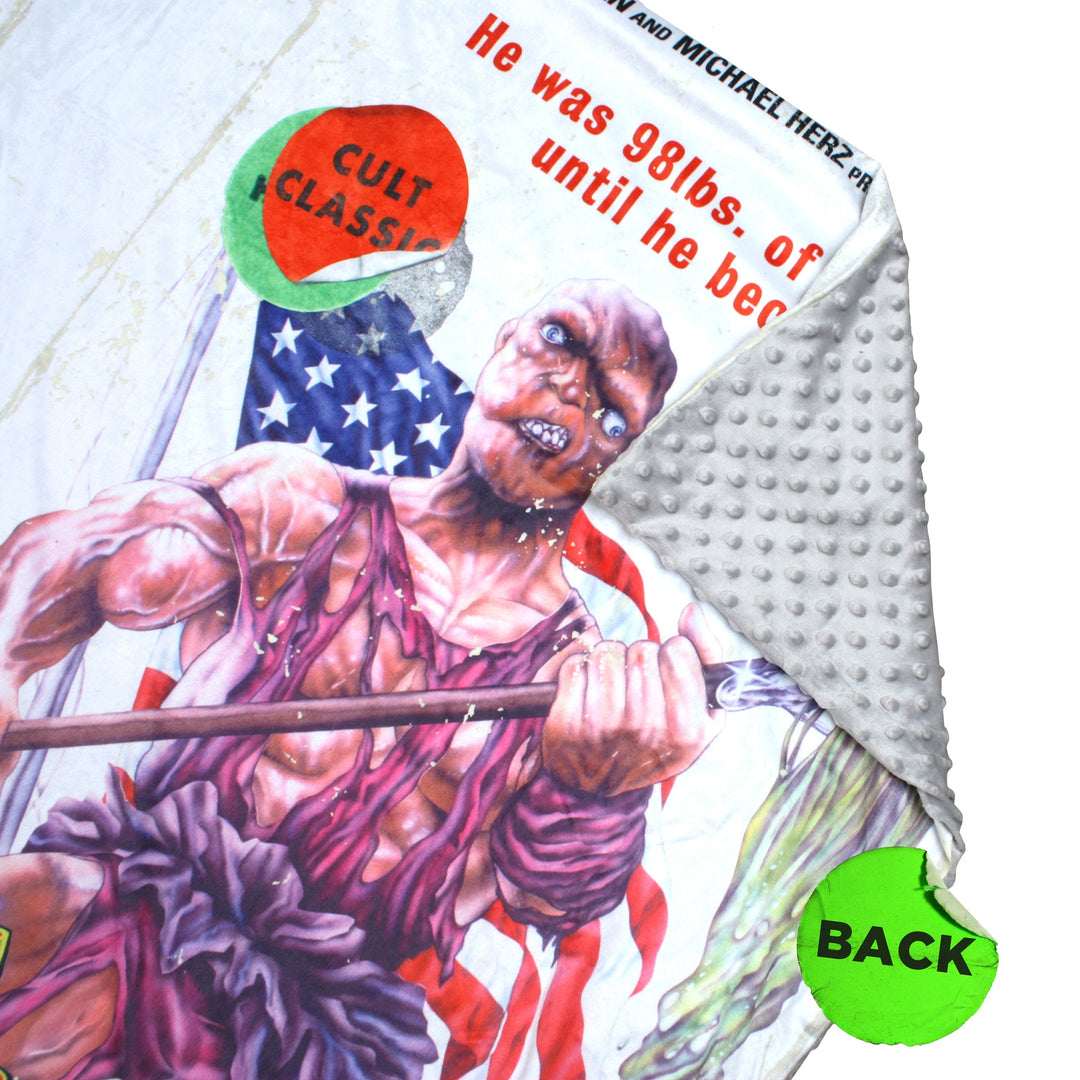 Toxic Avenger VHS Throw Blanket