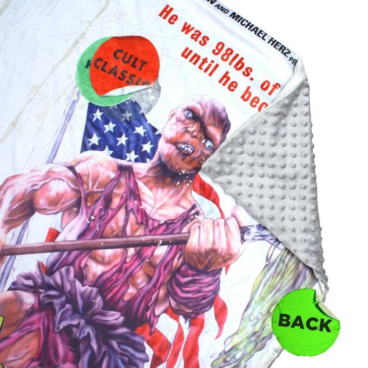 Toxic Avenger VHS Throw Blanket
