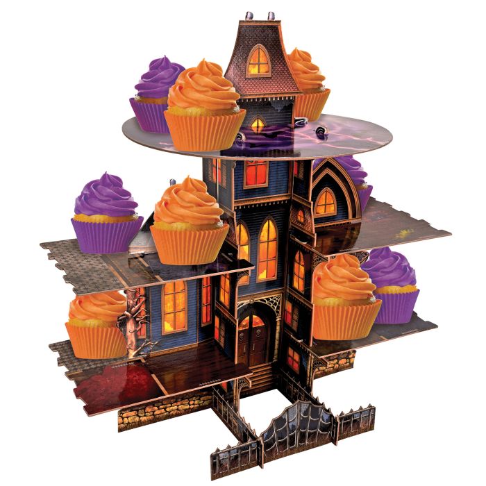 Beistle Vintage Halloween - Haunted Cupcake Stand
