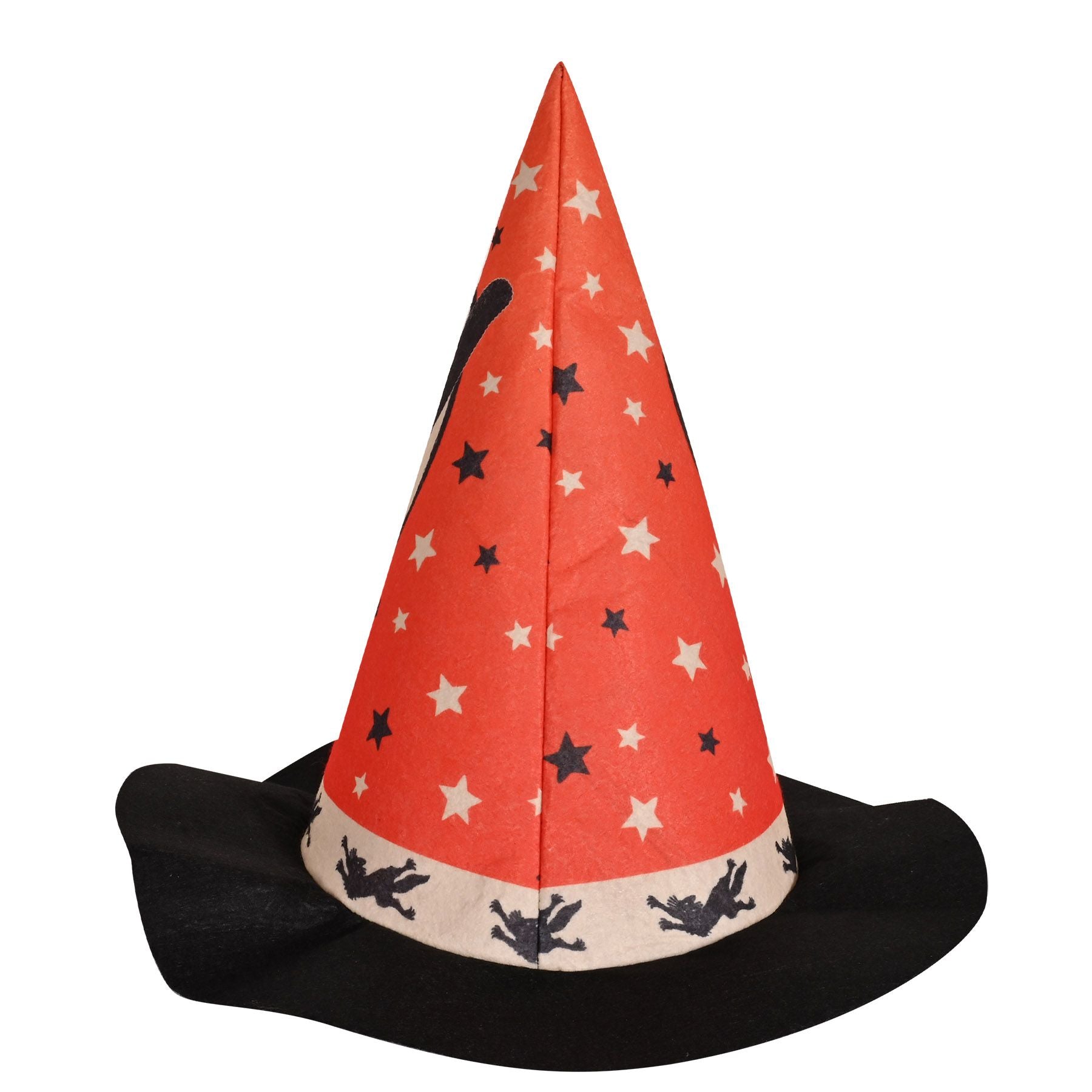 Vintage Halloween Felt Witch Hat