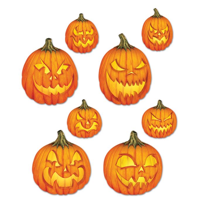 Scary J O L Cutouts