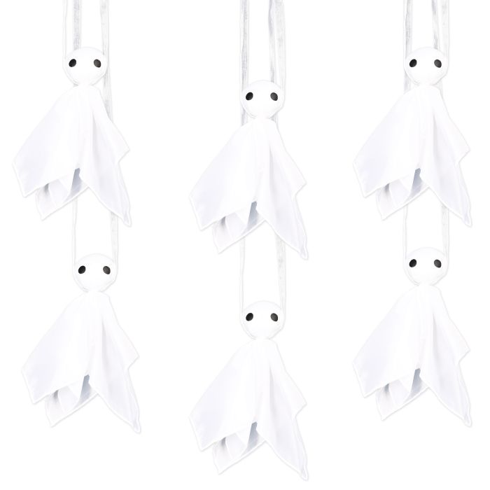 Fabric Hanging Ghost (6 pkg.)