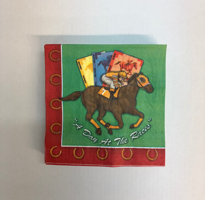 A Day At The Races Dinner Napkins 20/Pkg