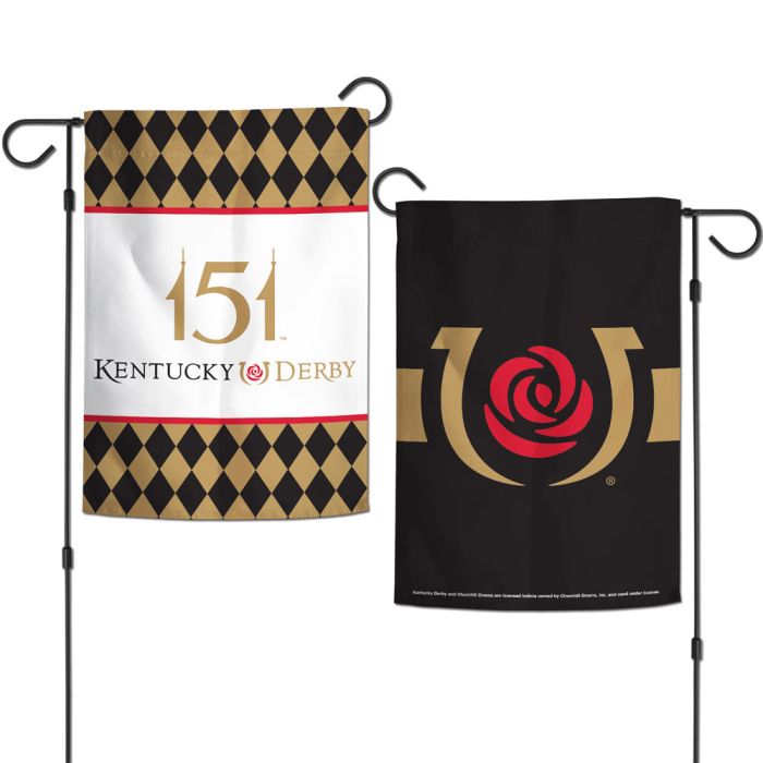 Kentucky Derby 151 Garden Flag